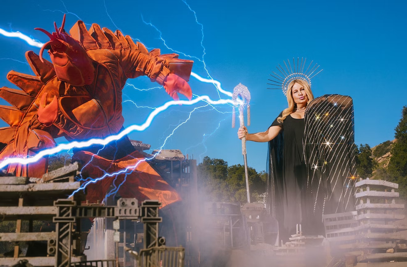 Jennifer Coolidge Goes Full Kaiju in Daniels-Directed W Magazine Photoshoot