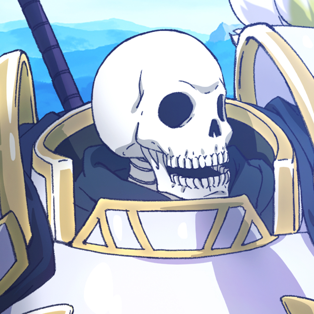 Skeleton Knight in einer anderen Welt