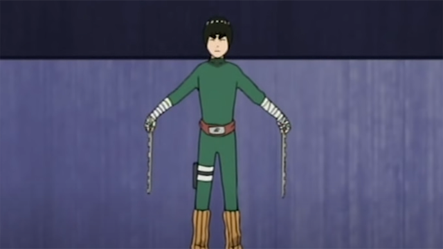Rock Lee Drops the Weights