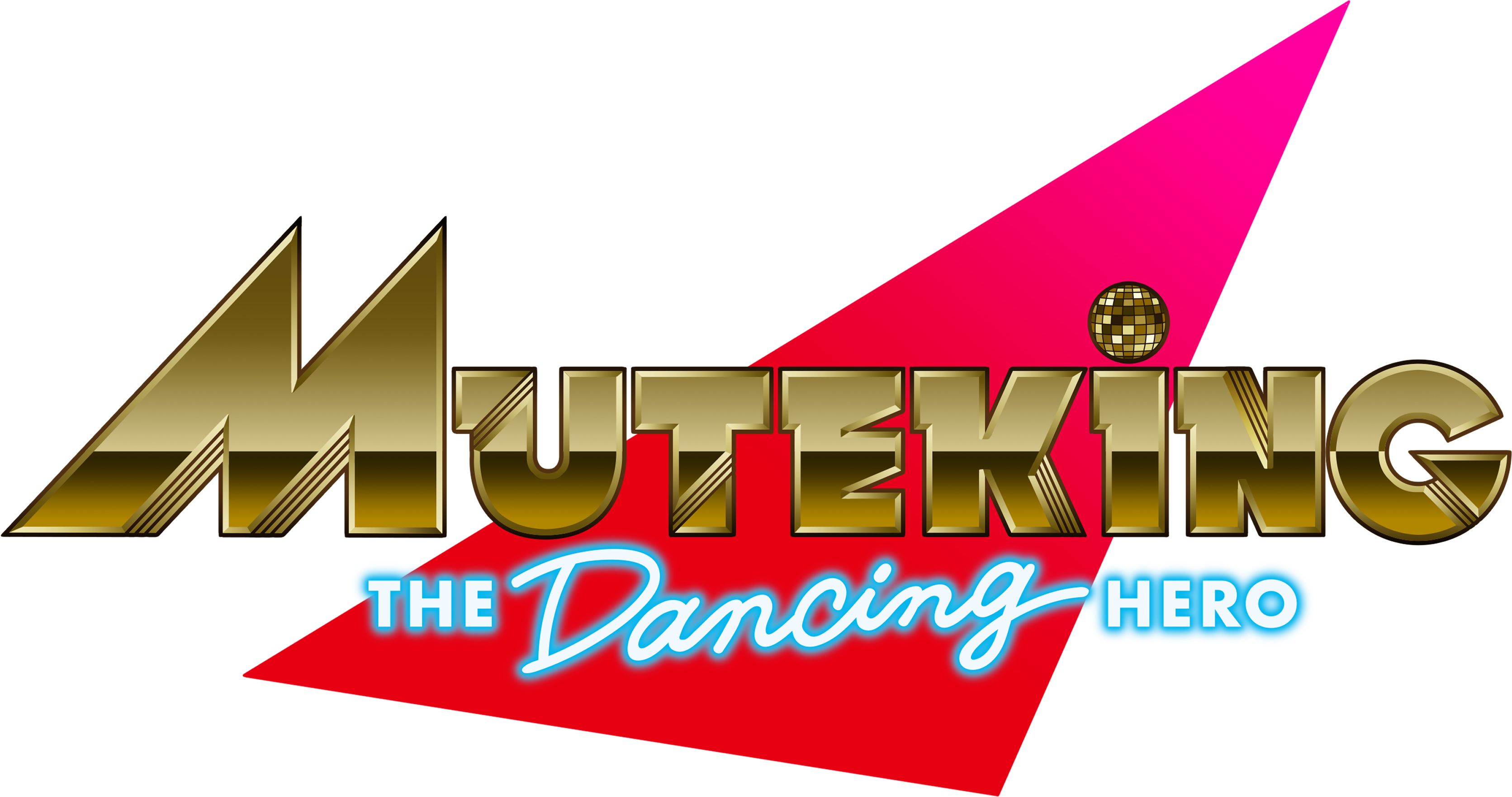 A promotional image featuring the logo for the upcoming TV anime MUTEKING THE Dancing HERO.