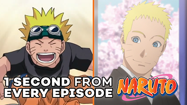 1 segundo de cada episodio de Naruto