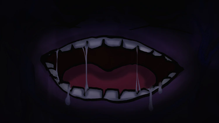 A terrifying mouth