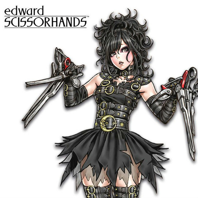 edward scissorhands anime