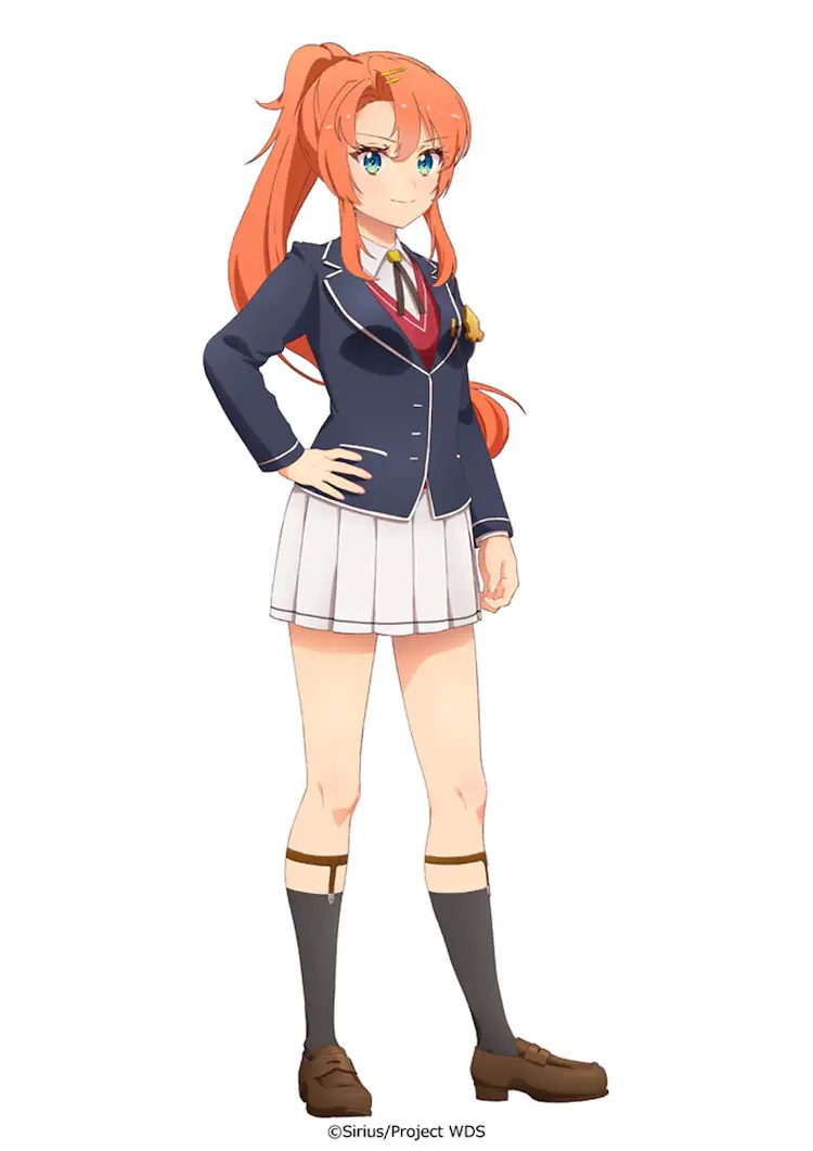 A character setting of Ramona Wolf from the upcoming World Dai Star TV anime.