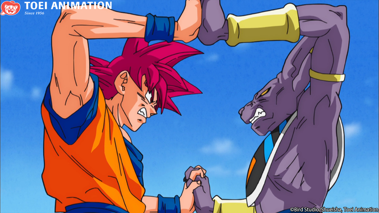 Dragon Ball Super Beerus Goku Fight