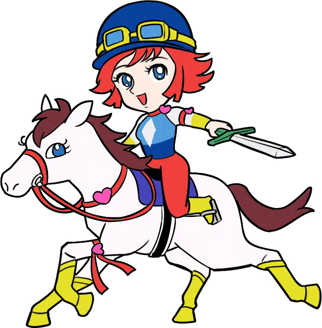 Cutie Honey racing chibi