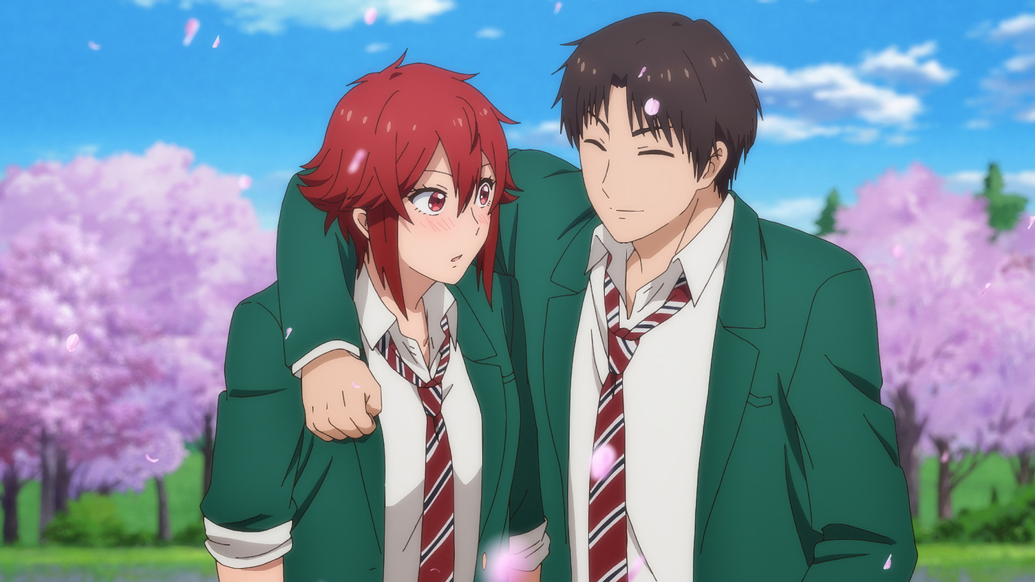 Tomo-chan Is a Girl! anime header