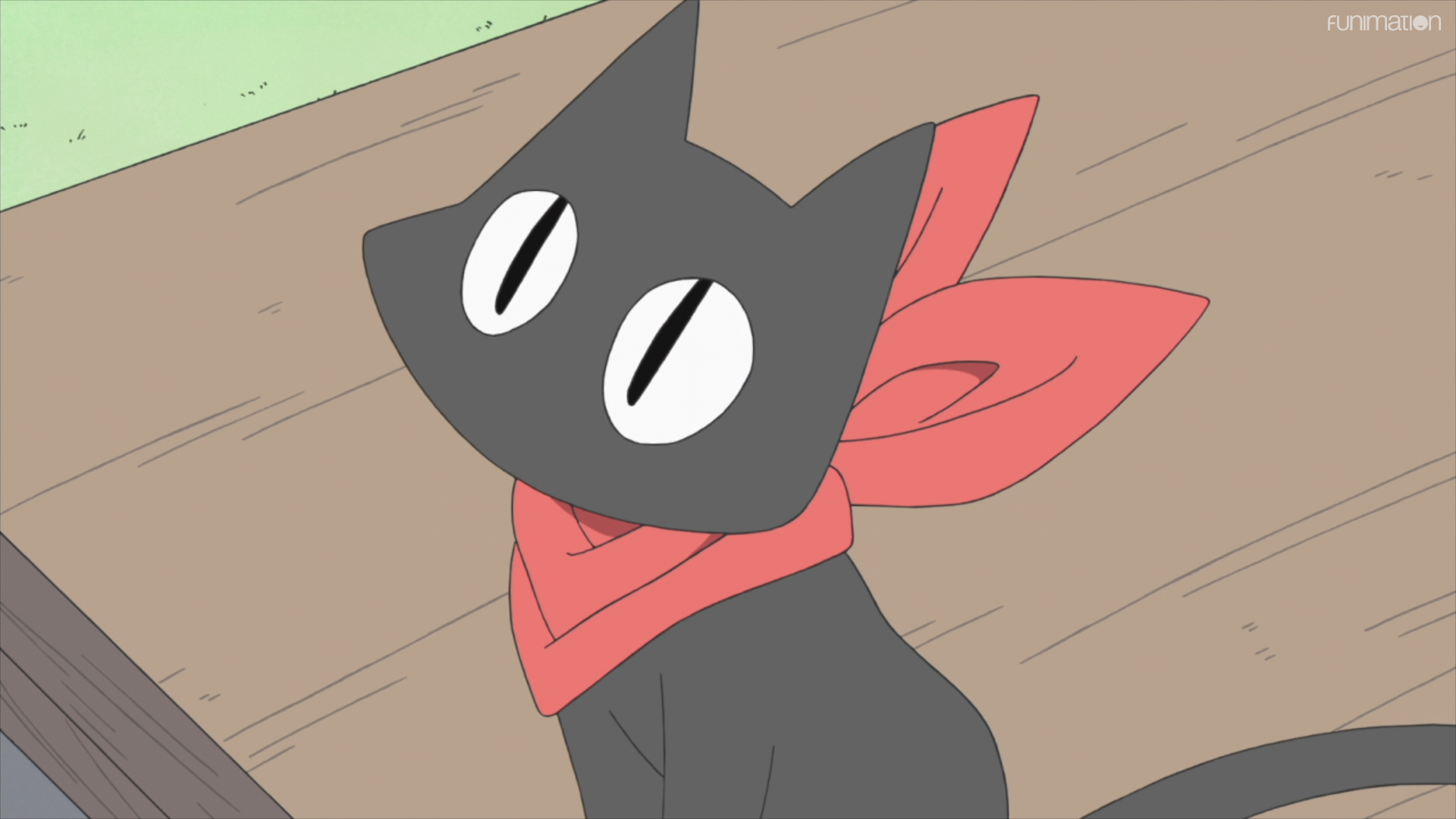 Sakamoto sitzt in Nichijou