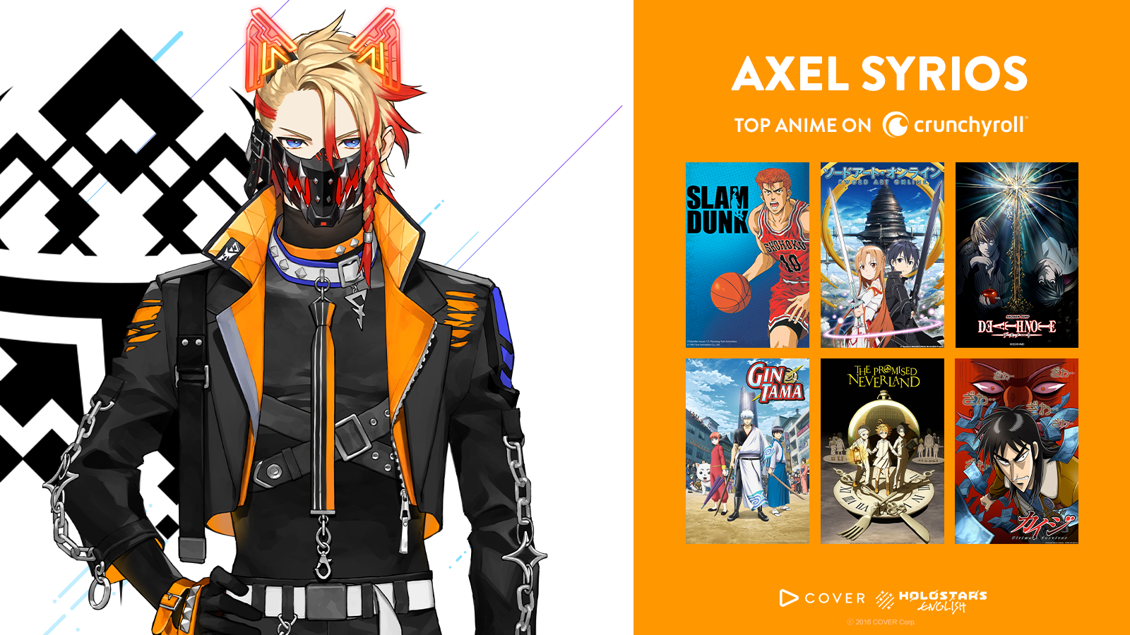 Crunchyroll - RECS: VTuber Axel Syrios Shares His Top 10 Anime