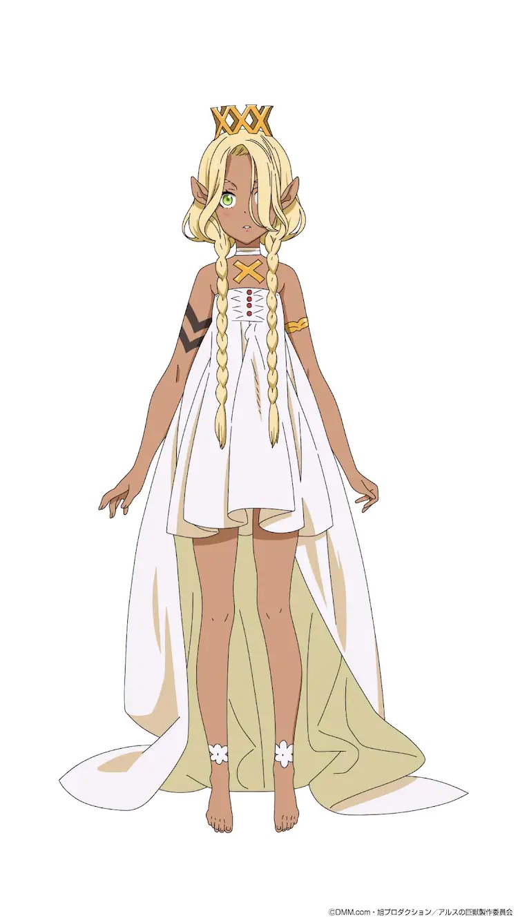 A character setting of Baban's Wife from the upcoming Giant Beasts of Ars TV anime.