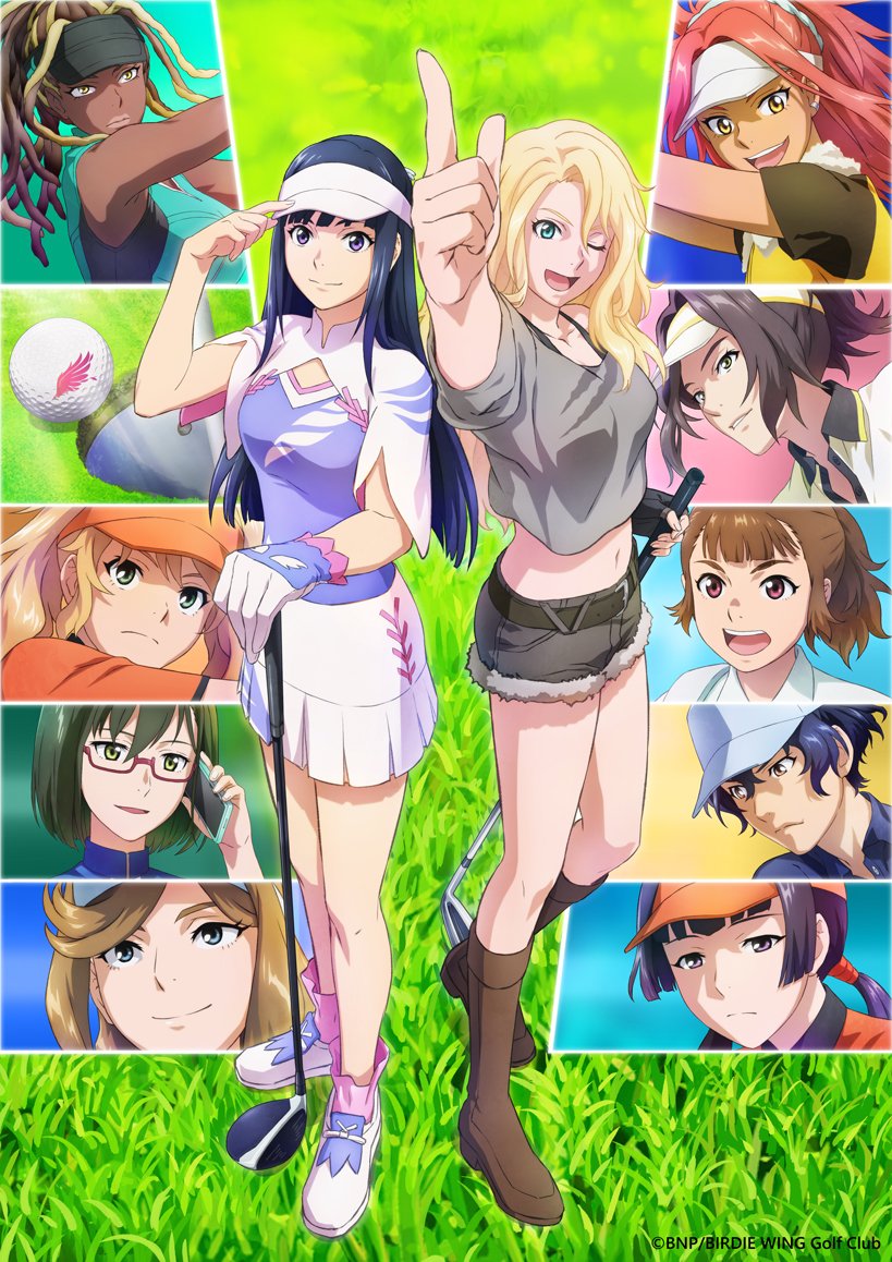 BIRDIE WING -Golf Girls' Story- Season 2 anime main visual