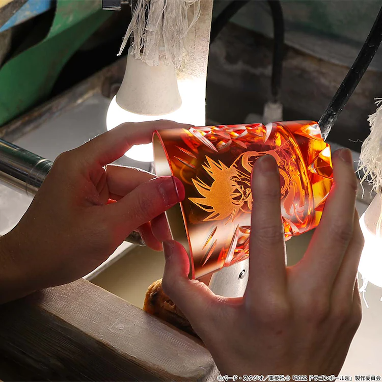 Dragon Ball Edo-Kiriko glass making