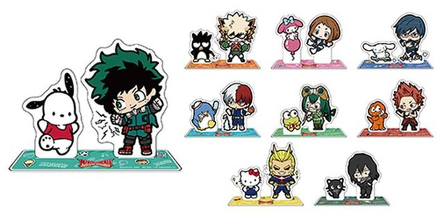 my hero x sanrio pop