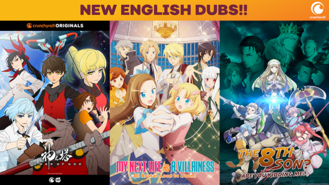 Crunchyroll - Crunchyroll Reveals Full Slate of New and Returning English  Dubs!