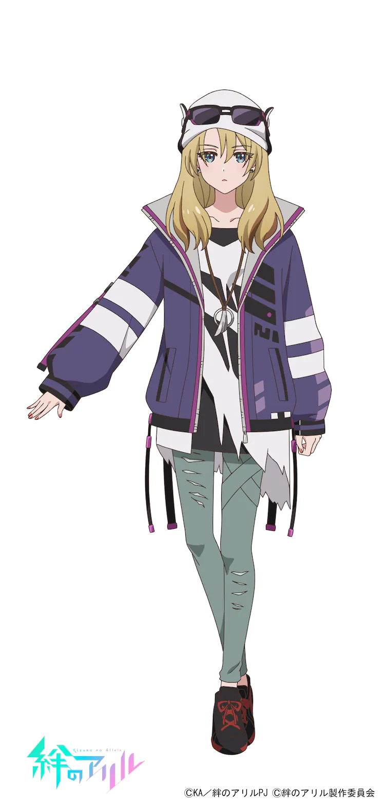 Kizuna no Allele Zoe character design 1