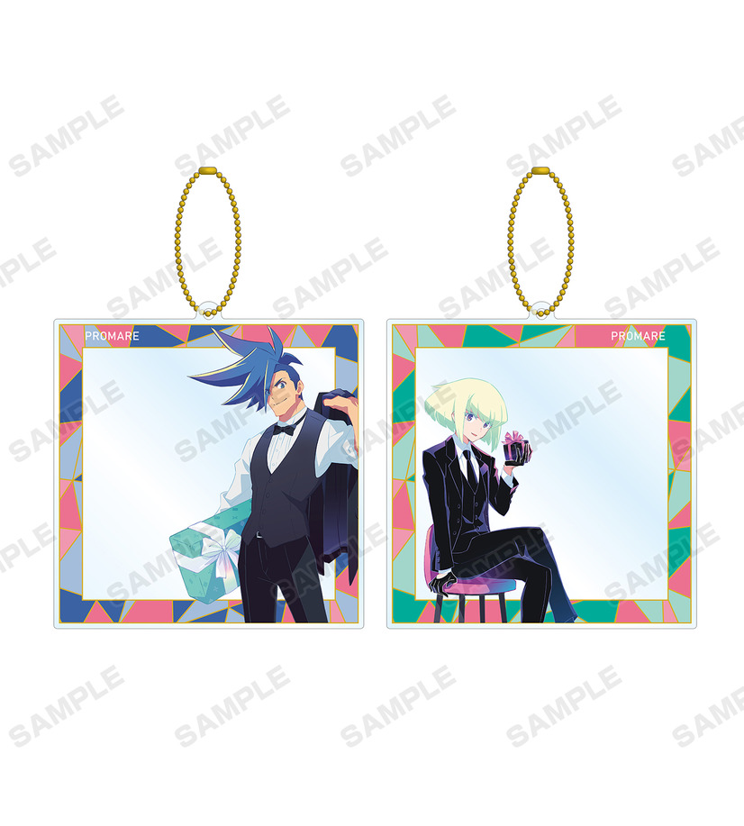 Promare Valentine's Day Photo Keychains