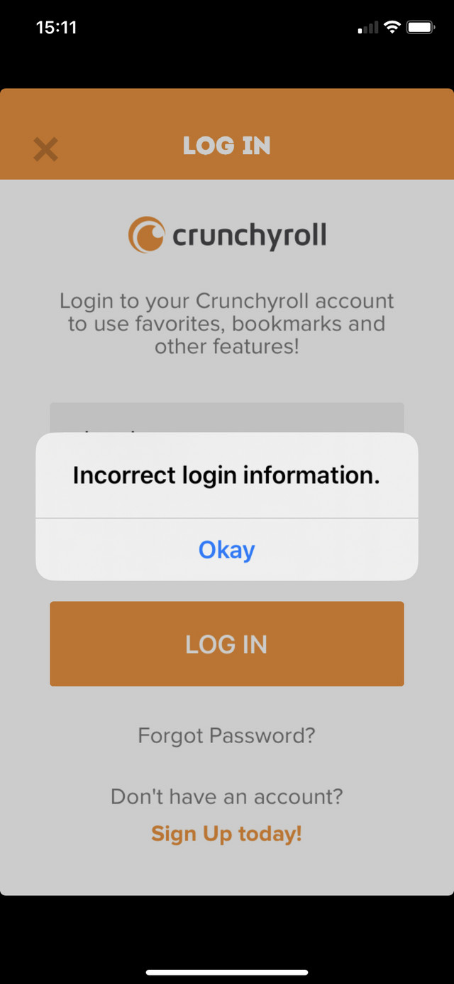 Crunchyroll Foros Manga App Login Fails