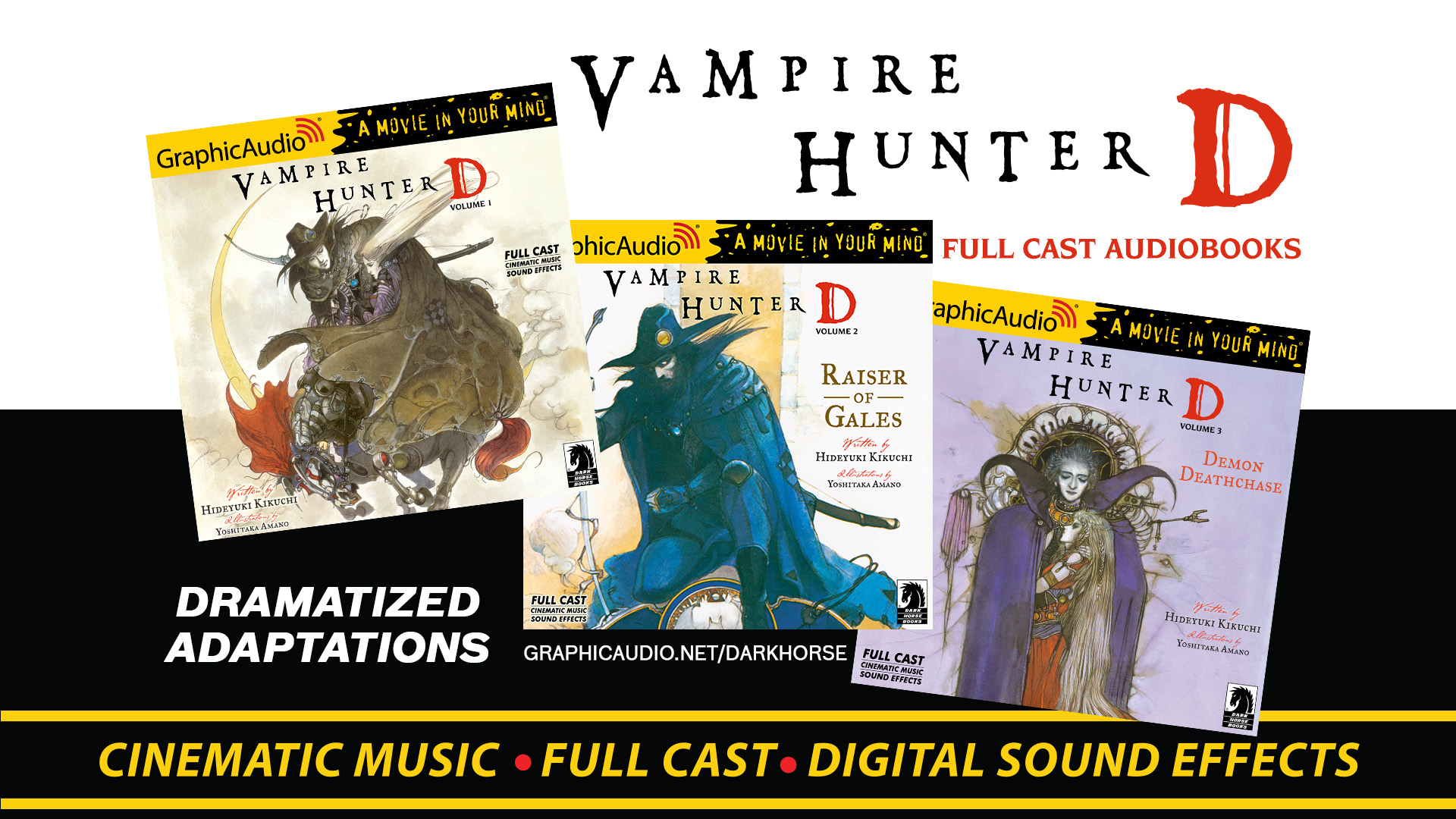 Vampire Hunter D Hörbücher von GraphicAudio