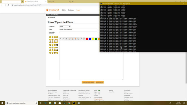 crunchyroll derrubando sites