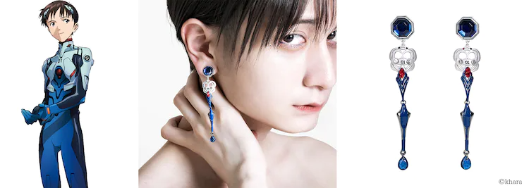 Evangelion x mayla classic earrings - Shinji