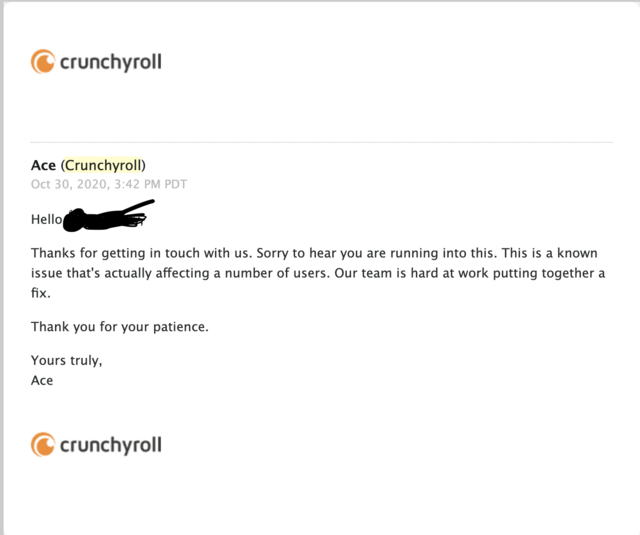 Crunchyroll Forum Can t Login On My Roku TV Page 3