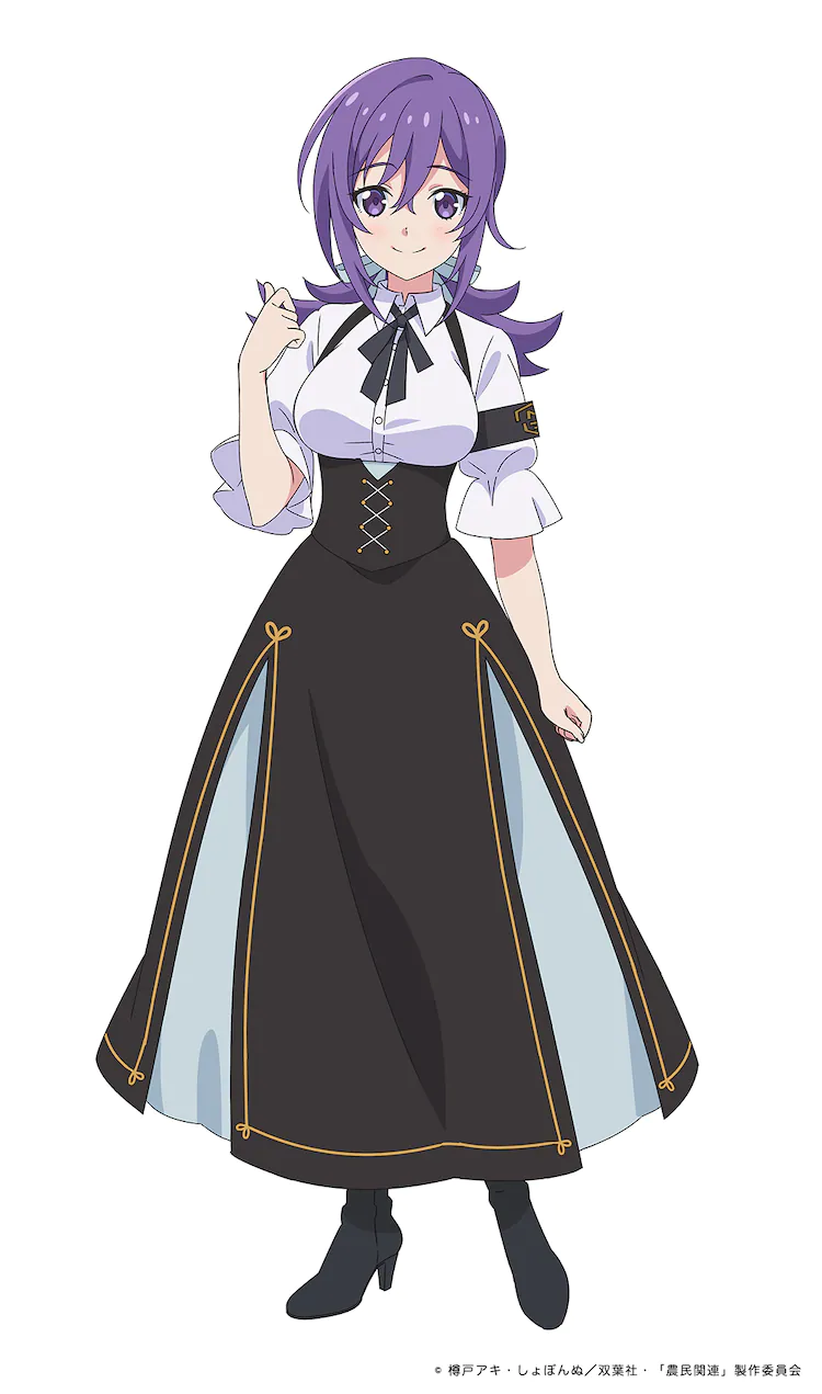 Noumin Kanren no Skill Bakka Agetetara Nazeka Tsuyoku Natta. Helen Lean character design