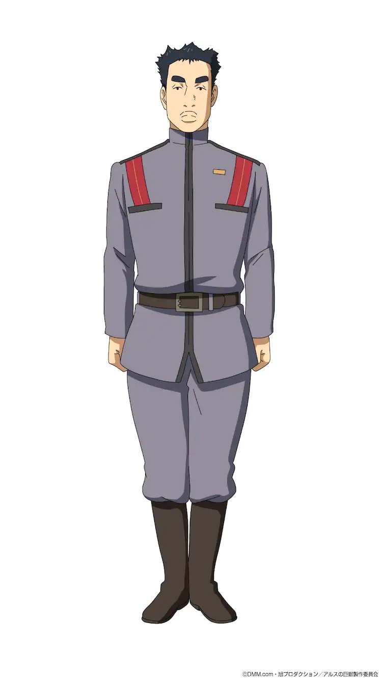 A character setting of Kirisu from the upcoming Giant Beast of Ars TV anime.
