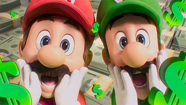 The Super Mario Bros. Movie header