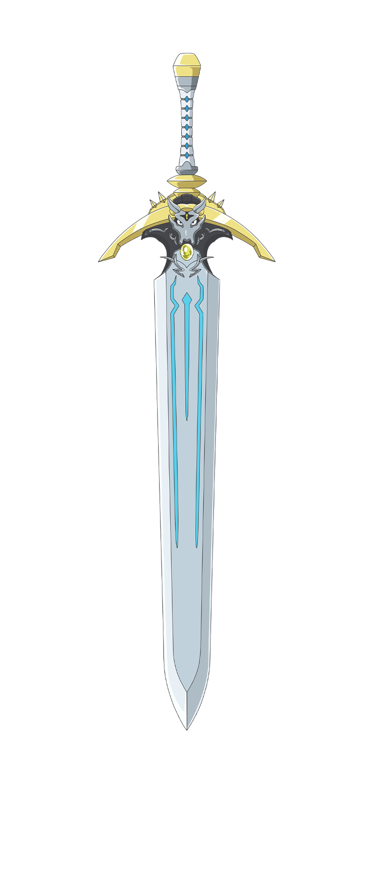 Shisho from Reincarnated as a Sword character design