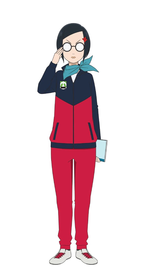 A character setting of Kei Hayabusa, a member of the Urarawa Kuninari High School girls soccer club.