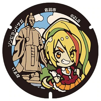 ZOMBIE LAND SAGA REVENGE manhole covers