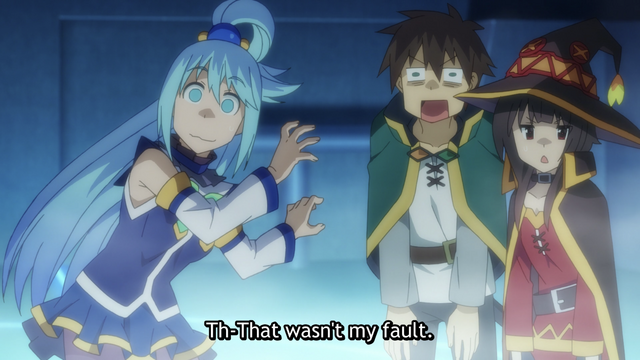 Not Aqua's fault