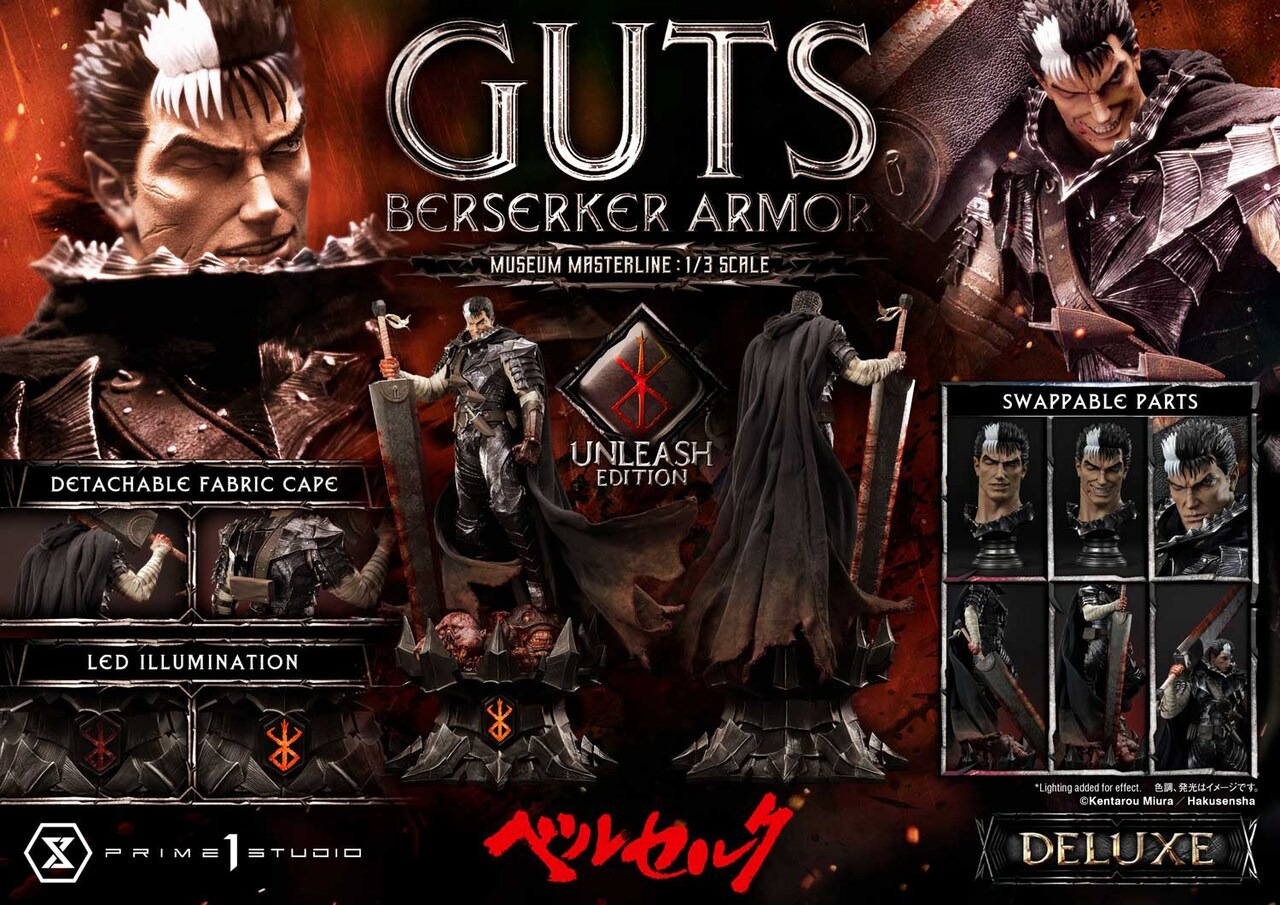 detaillierte Berserk Guts-Figur