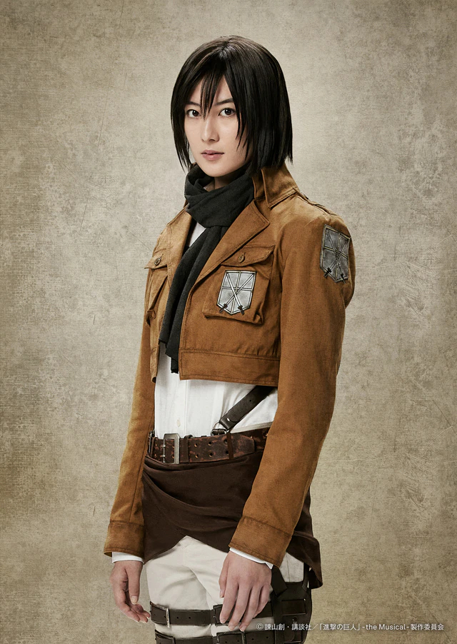 Sara Takatsuki as Mikasa in Attack on Titan the Musical