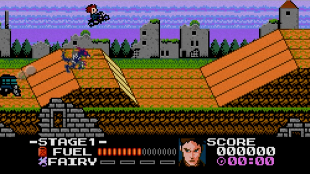 nes bike game