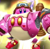 Crunchyroll - Kirby Jacks the Enemy's Mech in 