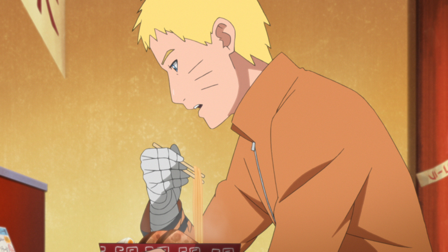 Naruto As the Seventh Hokage Eating Ramen
