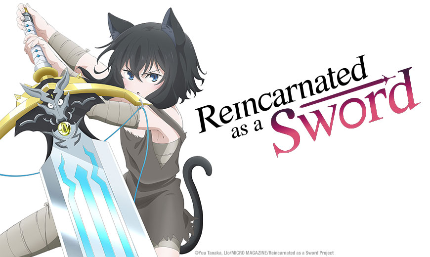 Reincarnated as a Sword anime header