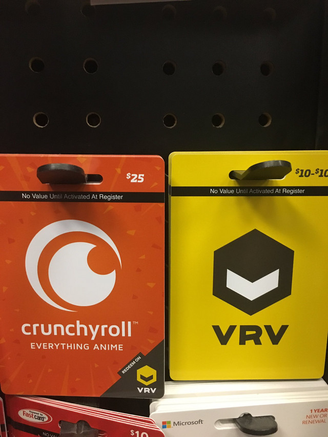 Are There Crunchyroll Gift Cards 