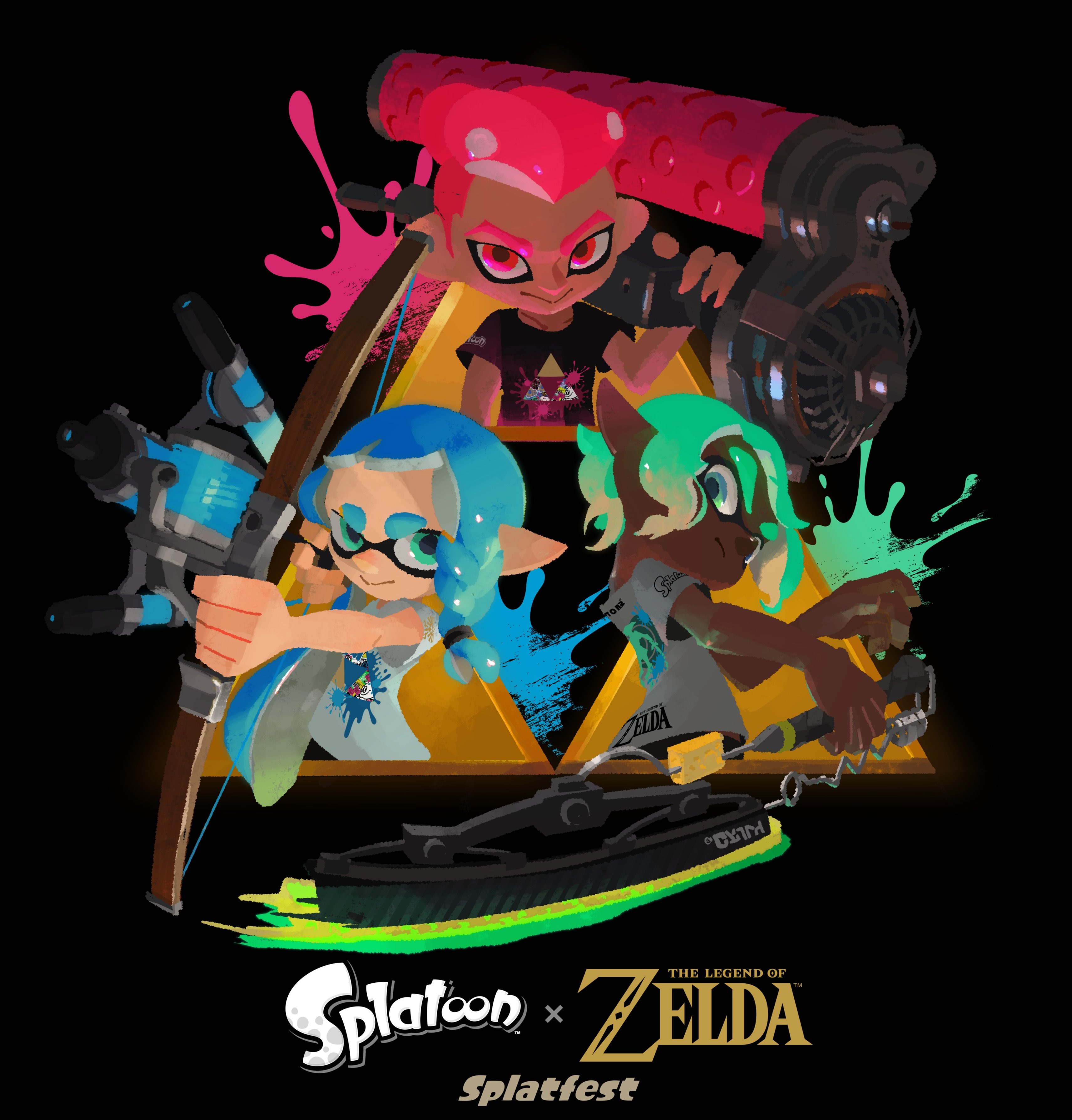  Splatoon 3 x The Legend of Zelda Splatfest 