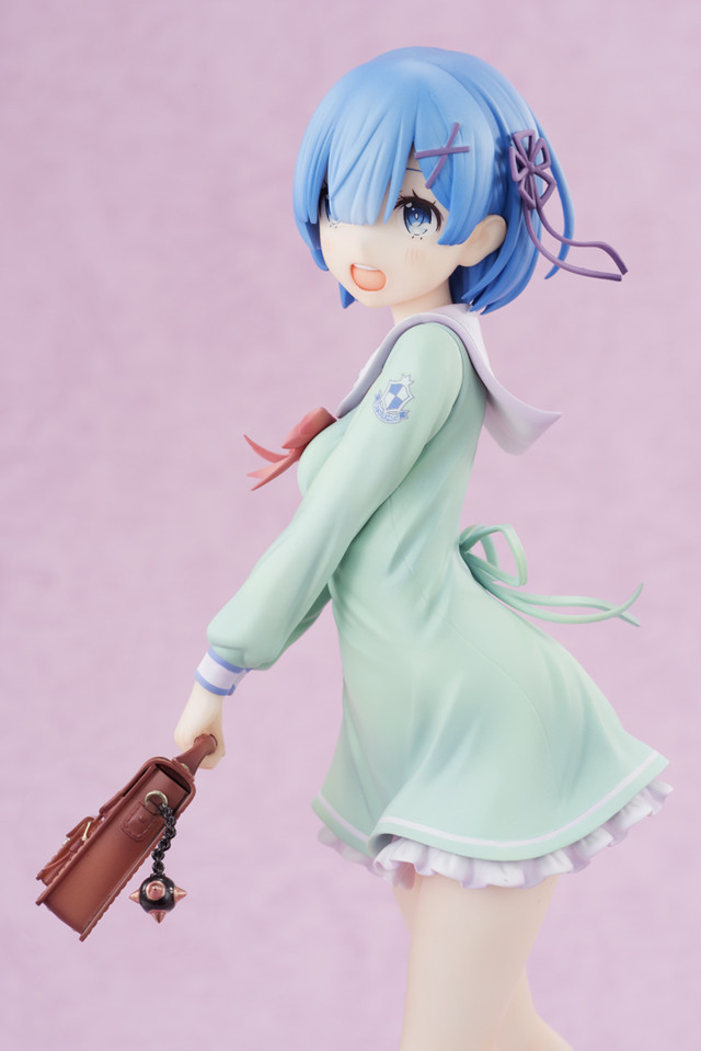 Crunchyroll - Rem Dons High School Clothes for Charming 