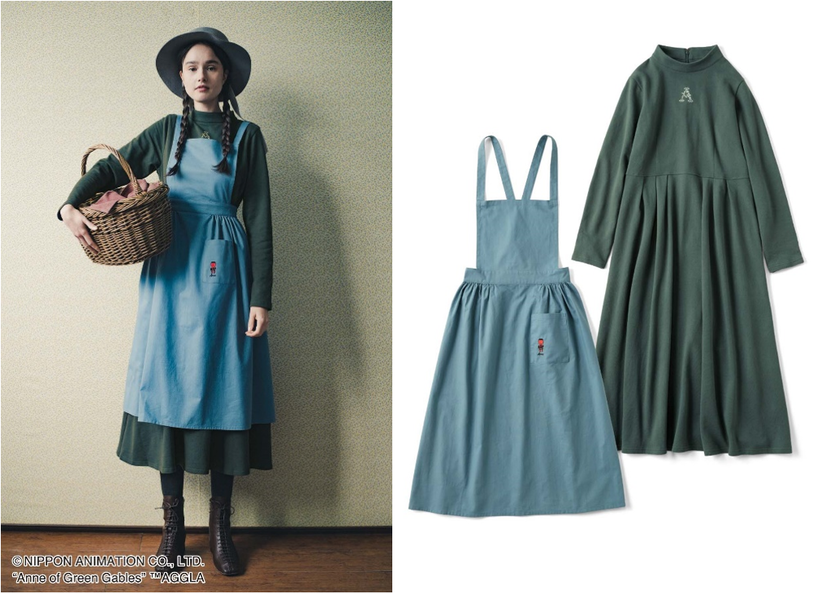 Anne of Green Gables Black and Blue Outfit