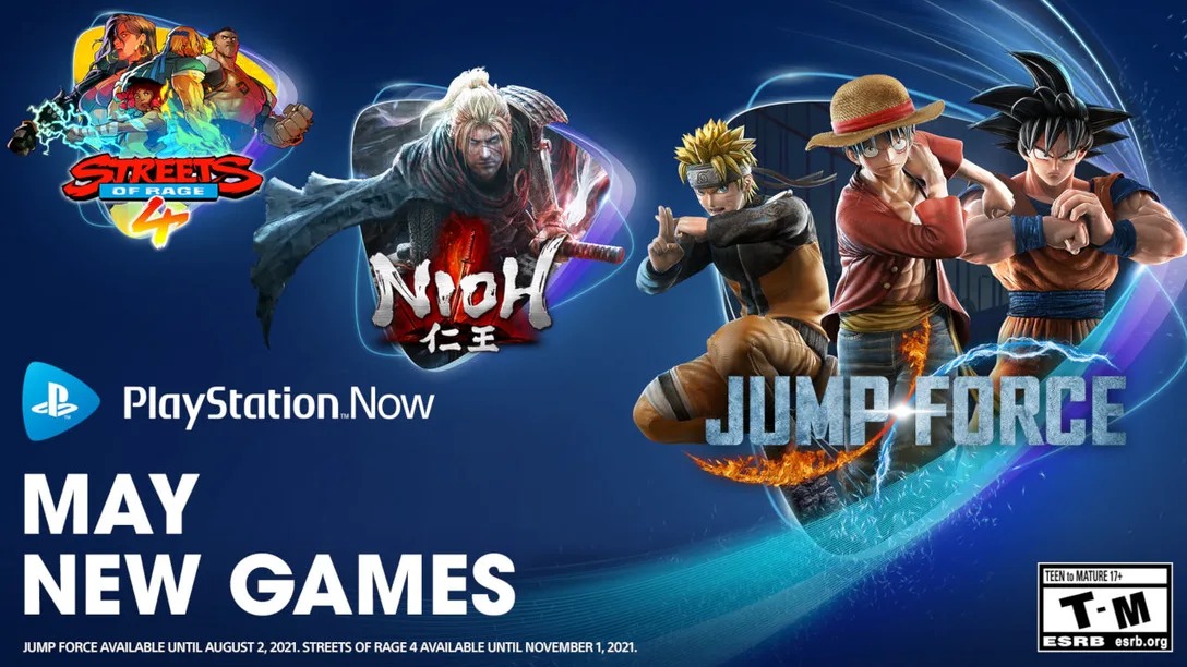 PlayStation Now May 4, 2021 Update