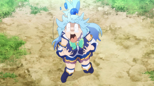 Aqua's surprised face