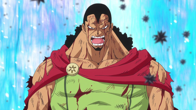 One Piece Dressrosa 700 746 Episode 717 Trueno Bastardo Kyros Furious Strike Watch On Crunchyroll