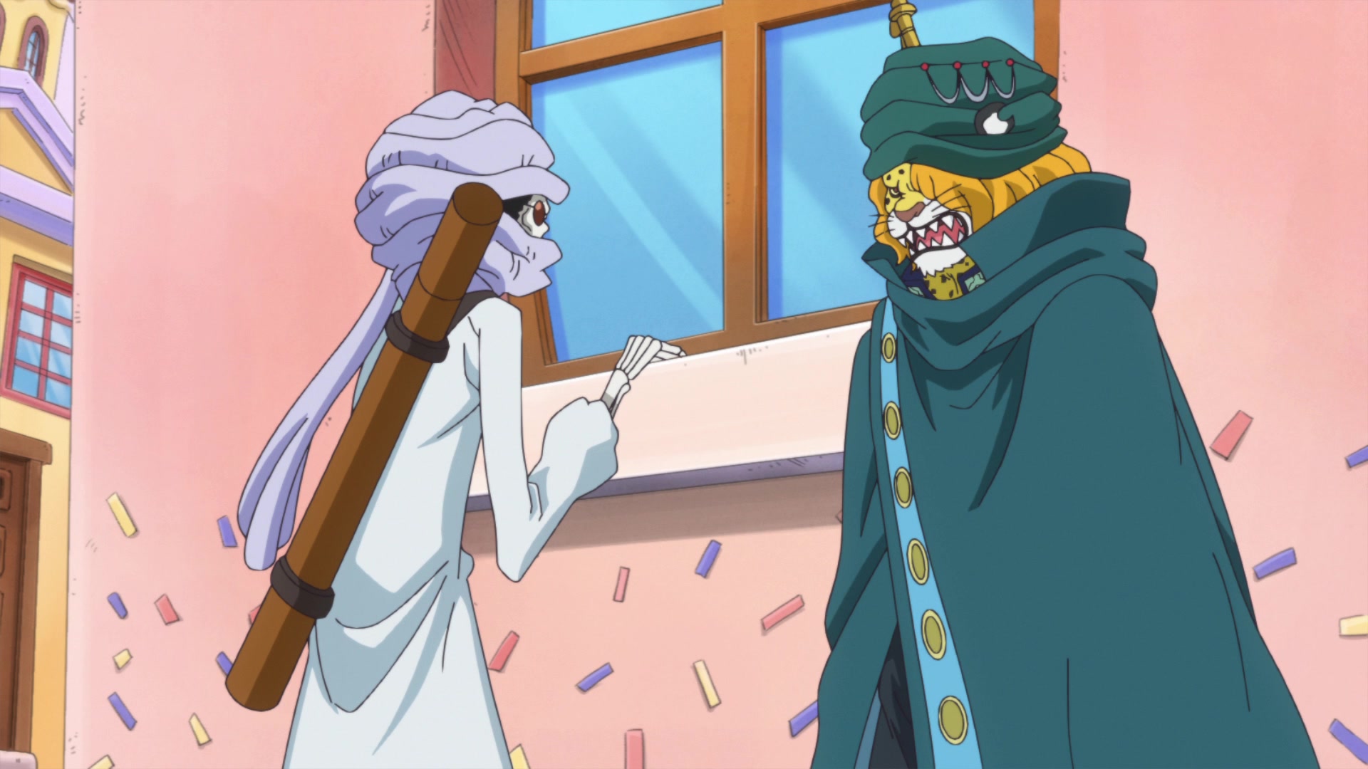 One Piece Whole Cake Island 7 878 Episode 795 A Giant Ambition Big Mom And Caesar Watch On Crunchyroll