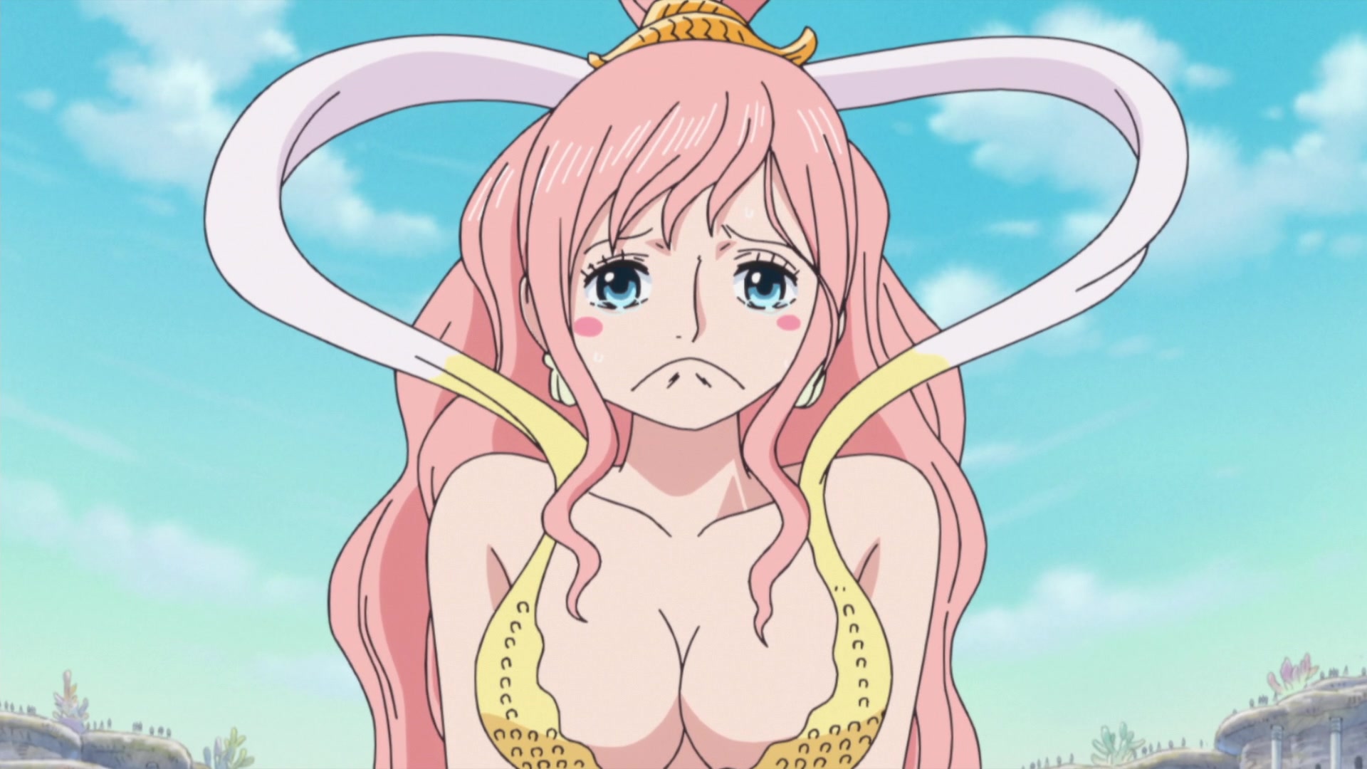 One Piece Fishman Island 517 574 Episode 553 Shirahoshi S Tears Luffy Finally Shows Up Watch On Crunchyroll