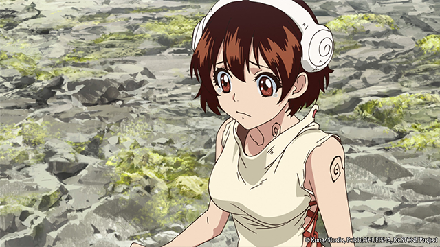 yuzuriha in dr. stone