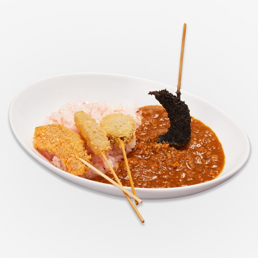 Pinchos surtidos de katsu con curry