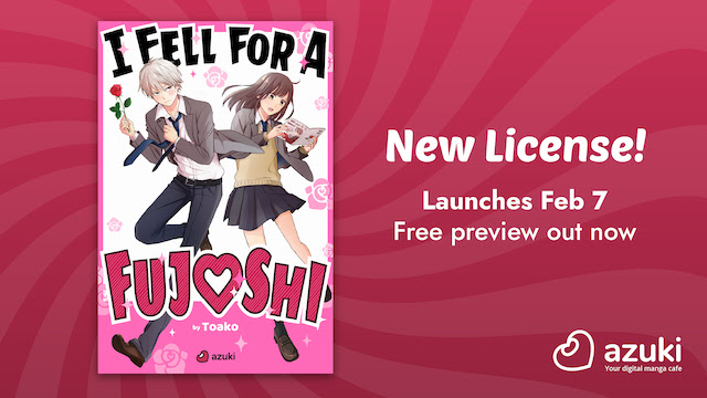 #I Fell for a Fujishi Shojo Comedy Manga schließt sich dem Azuki-Lineup an
